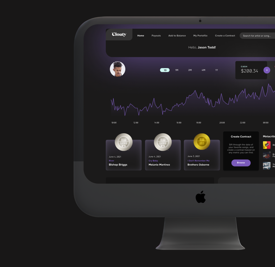 Clouty interface detail