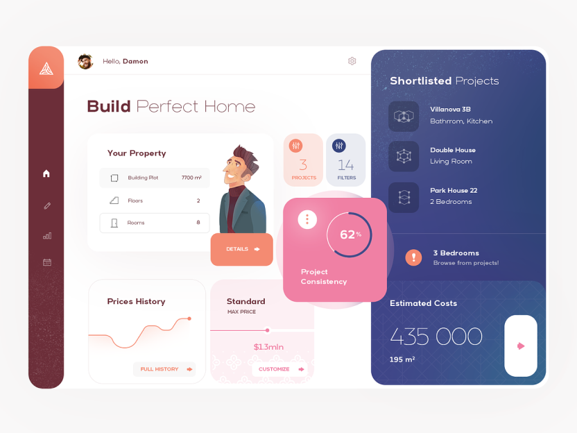 Project interface design