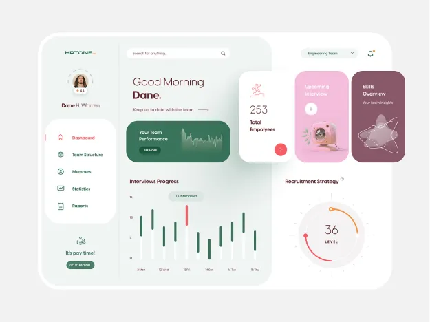 Project interface design