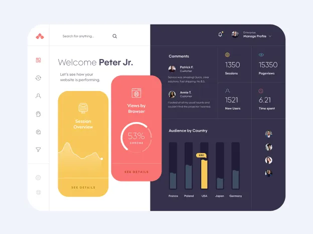 Project interface design